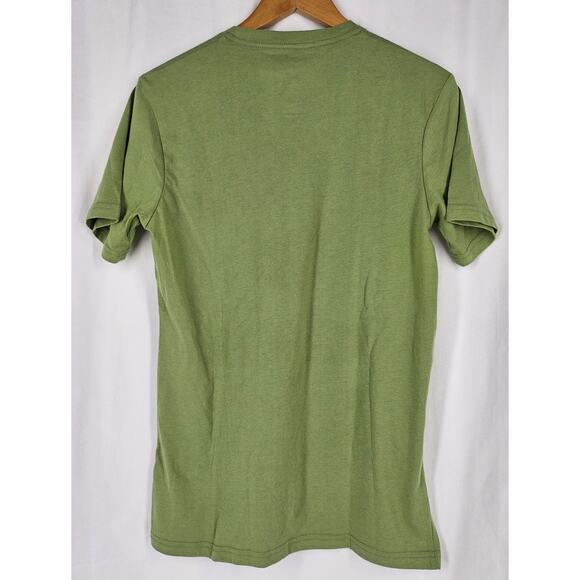 SUN + STONE MEN'S WOODSTOCK GRAPHIC T-SHIRT – GREEN – SIZE SMALL – NWT - Picture 2 of 9